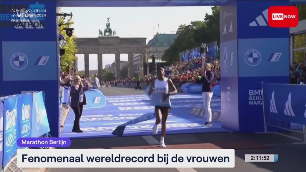 Fenomenaal wereldrecord van Assefa op de marathon in Berlijn